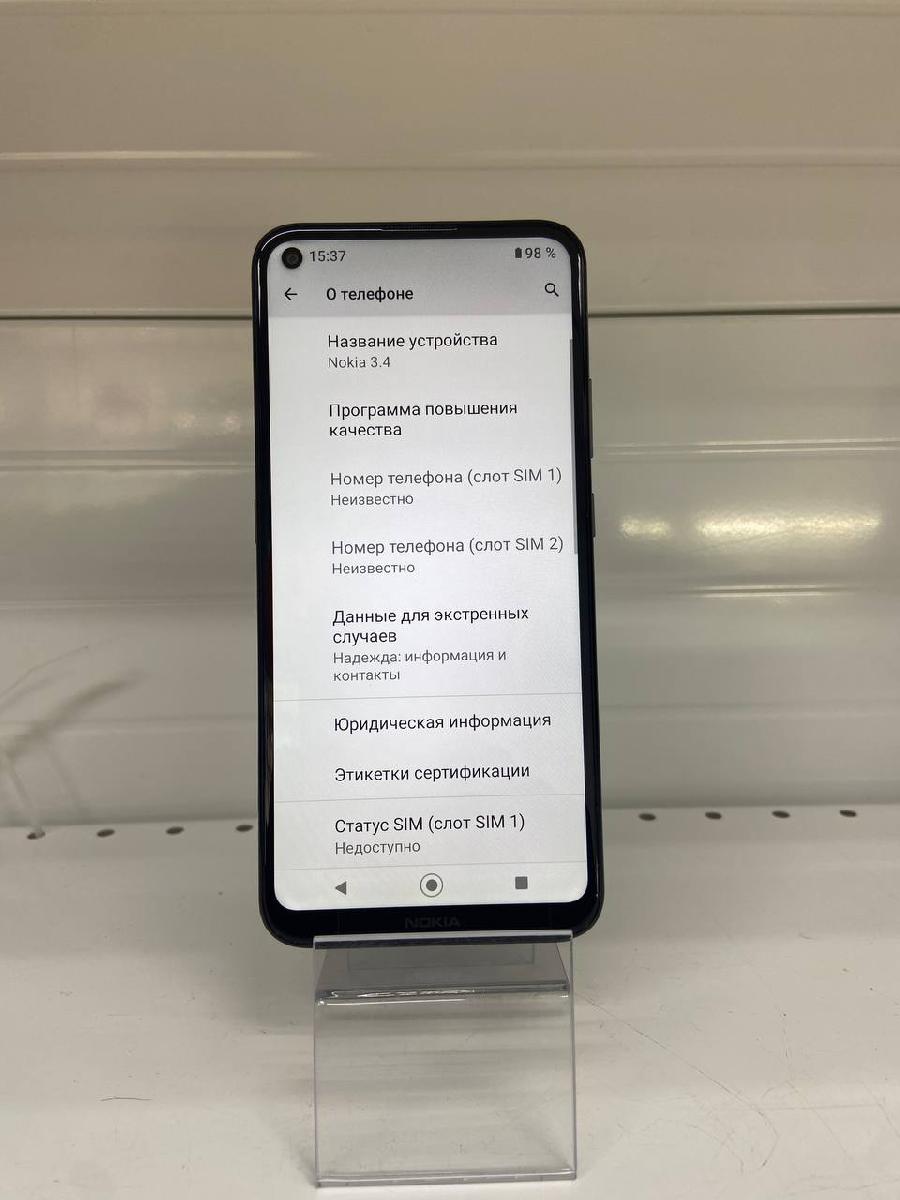 Смартфон Nokia 3.4
