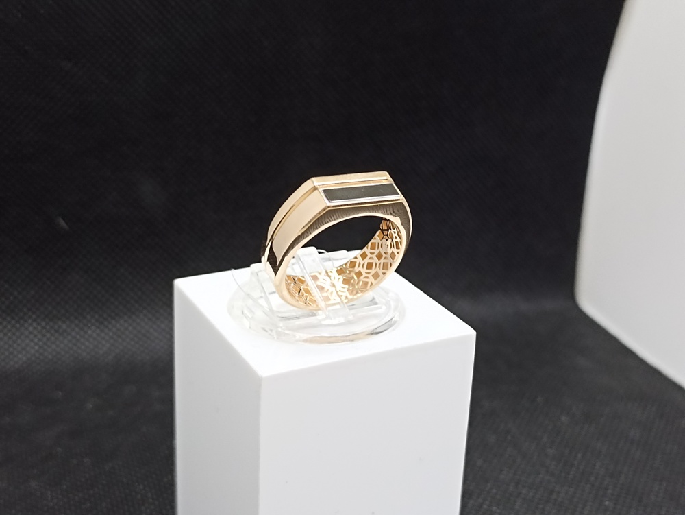 КОЛЬЦО ПЕЧАТКА с камнем (Au 585)