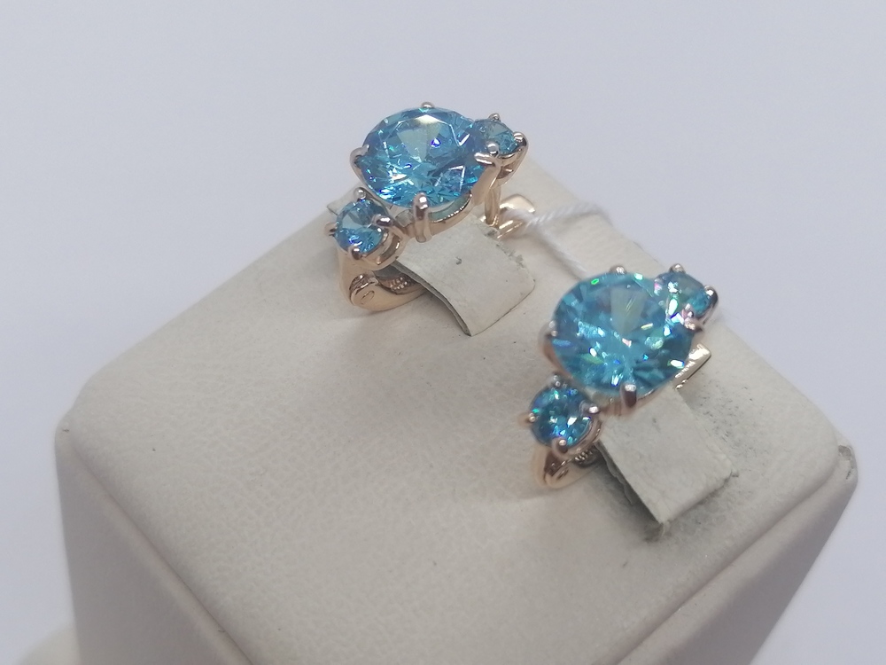 СКМИ585 СЕРЬГИ С КАМНЯМИ (Au 585) СКМИ585 СЕРЬГИ С КАМНЯМИ (Au 585)