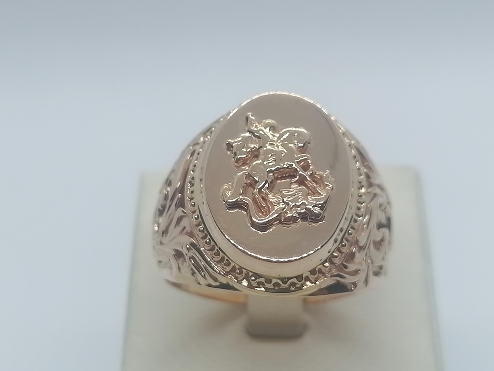 1020028 КОЛЬЦО ПЕЧАТКА без камня (Au 585)