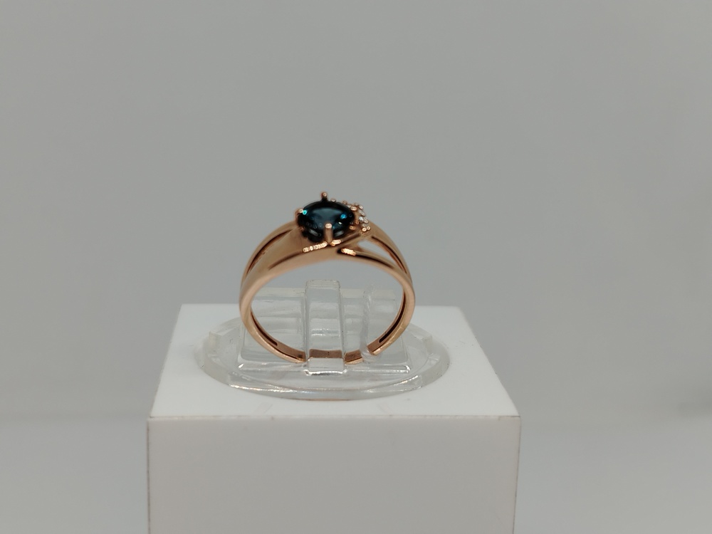 КОЛЬЦО С КАМНЯМИ (Au 585)