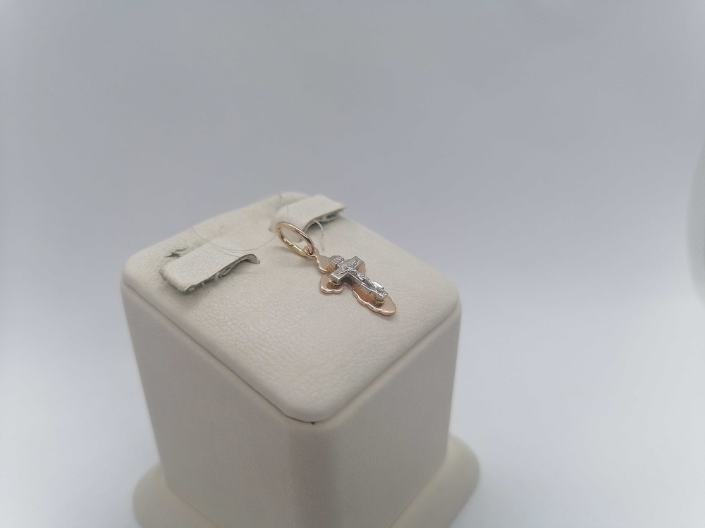 810-00344-10-00-00-00 ПОДВЕСКА КРЕСТ без камня (Au 585)