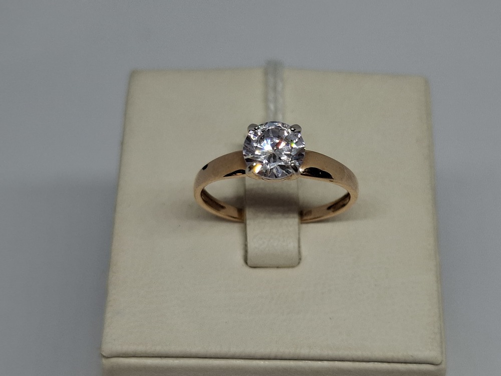 КОЛЬЦО С КАМНЕМ (Au 585)