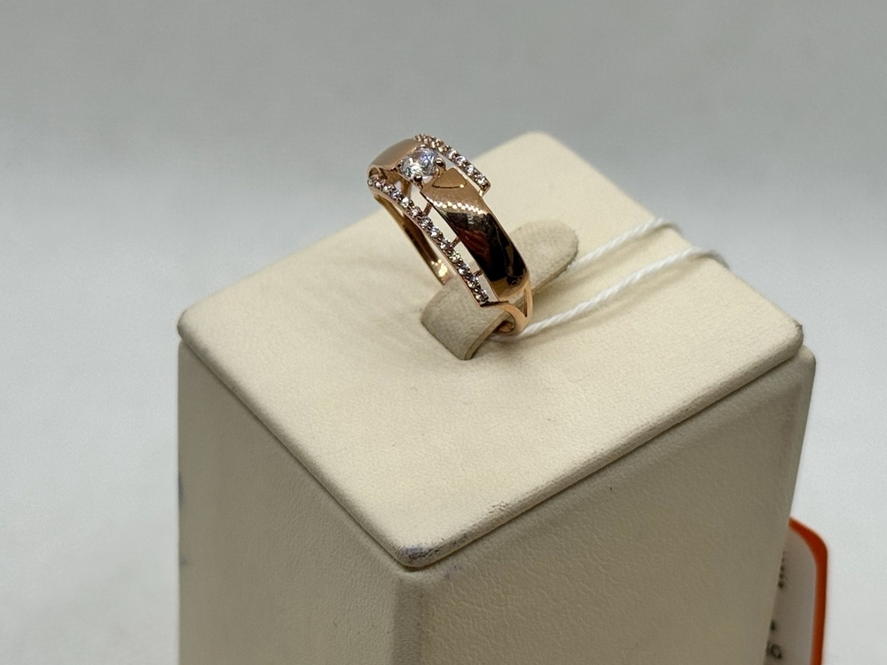 КОЛКМИ585 КОЛЬЦО С КАМНЯМИ (Au 585)