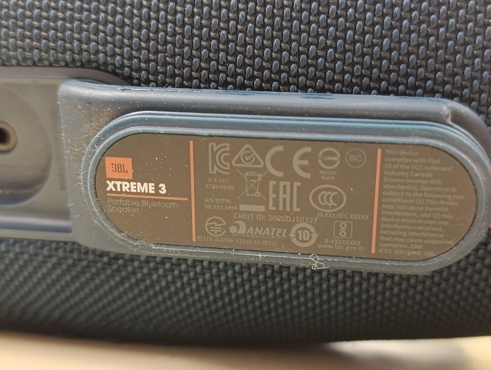 Портативная акустика JBL XTREME 3