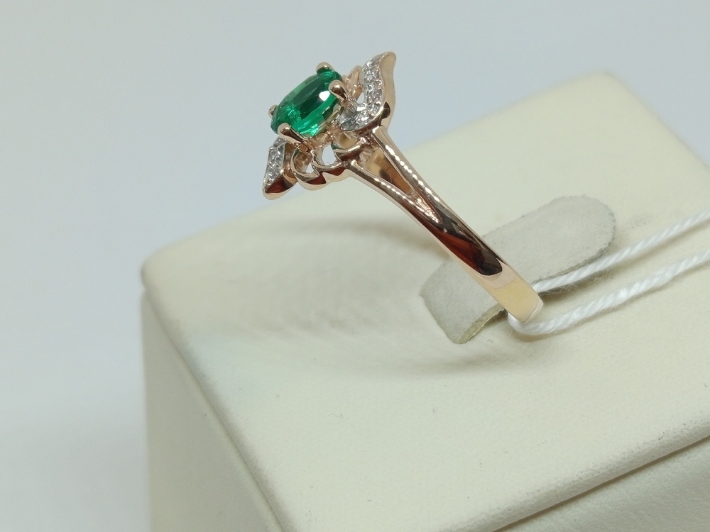 КОЛКМИ585 КОЛЬЦО С КАМНЯМИ (Au 585)