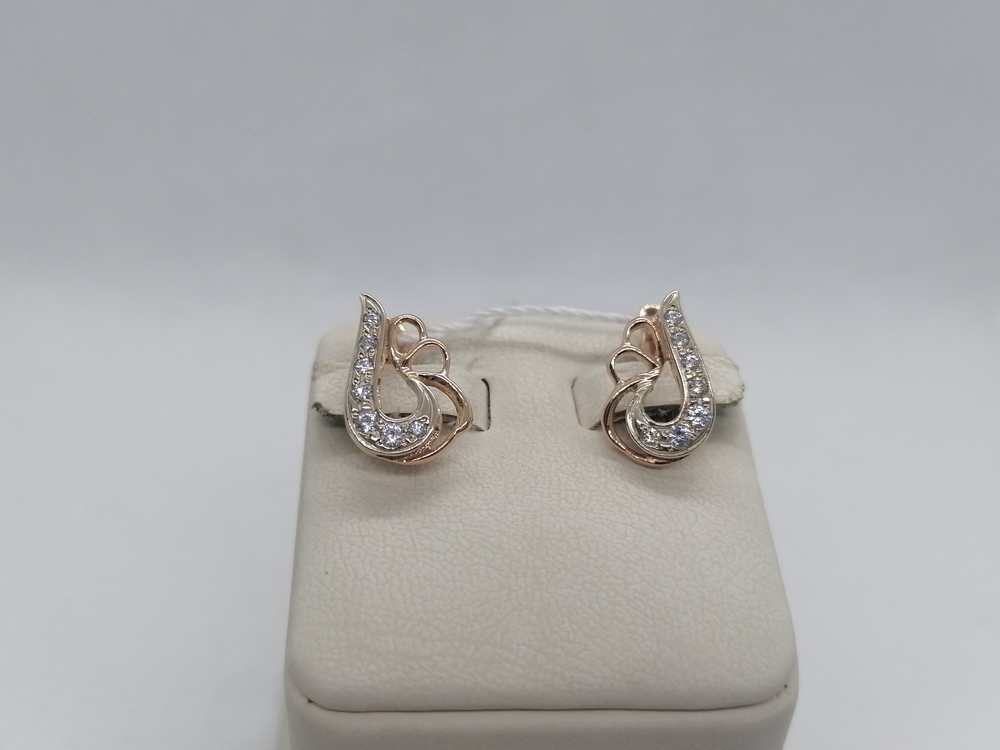 СЕРЬГИ С КАМНЯМИ (Au 585)