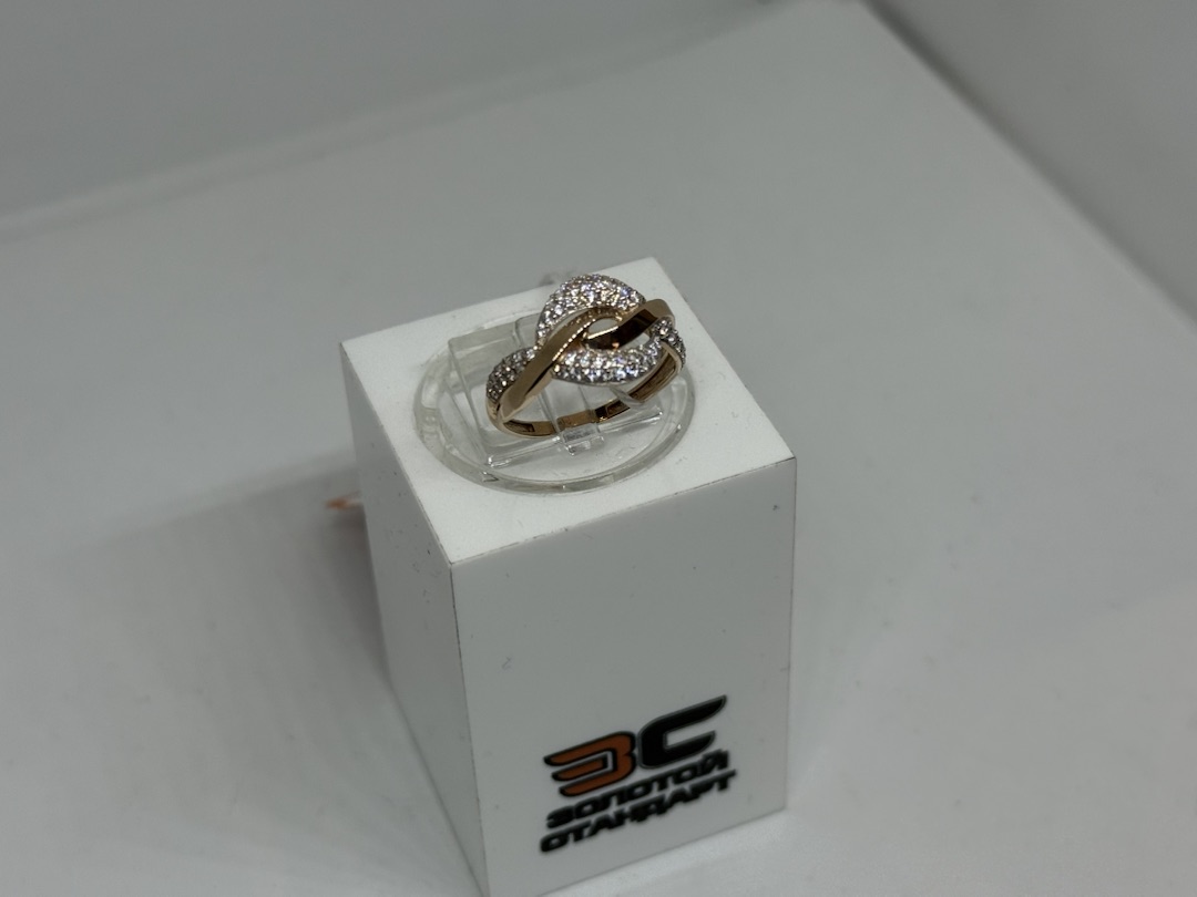 КОЛКМИ585 КОЛЬЦО С КАМНЯМИ (Au 585)