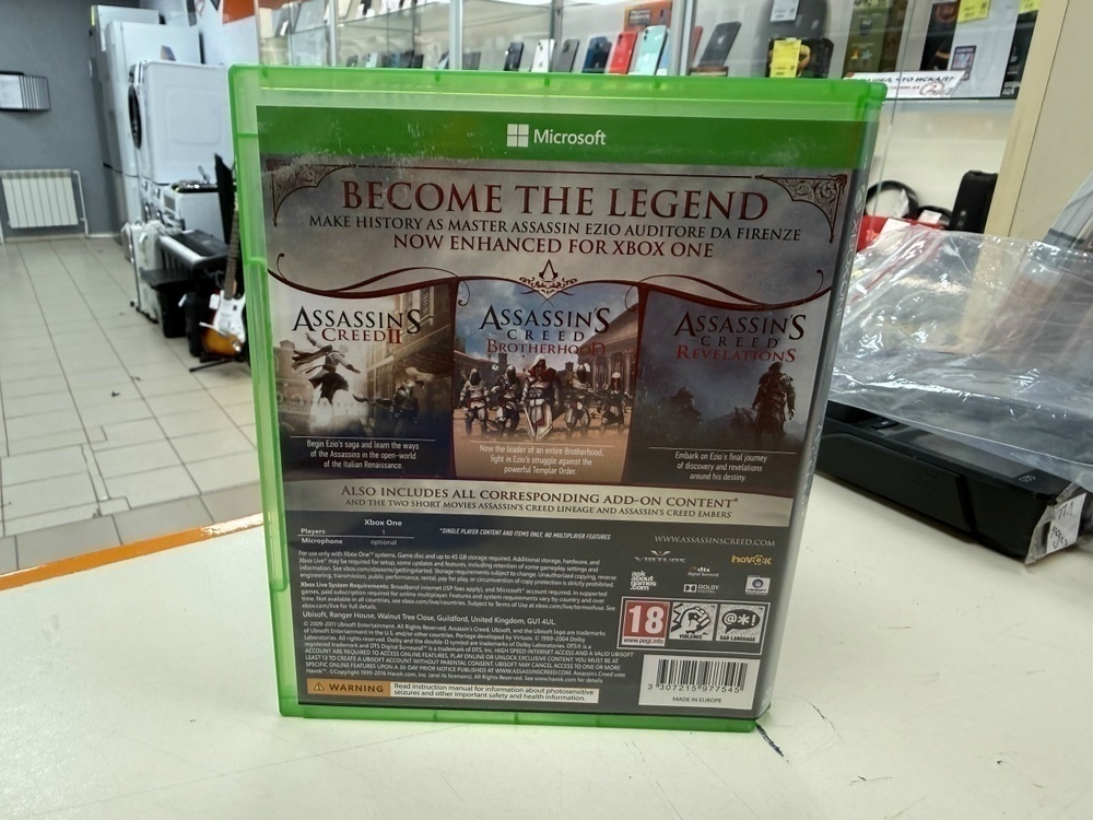 Игра XBOX Assasins’s Creed The Ezio Collection