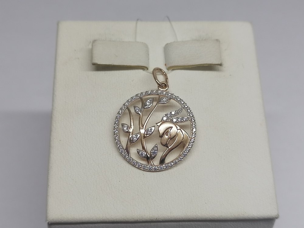 ПОДВЕСКА ЗНАК ЗОДИАКА КОЗЕРОГ (Au 585)