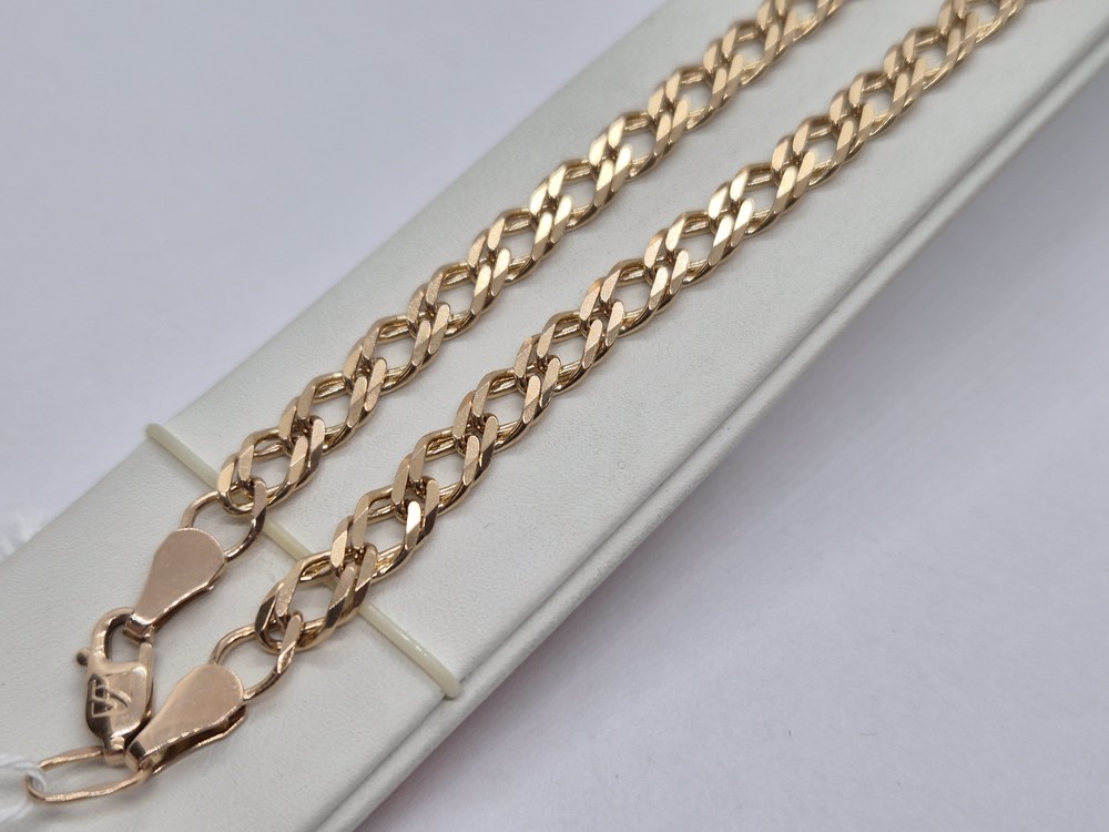 ЦЕПЬ ПОЛНОВЕСНАЯ Ромб двойной (Au 585)