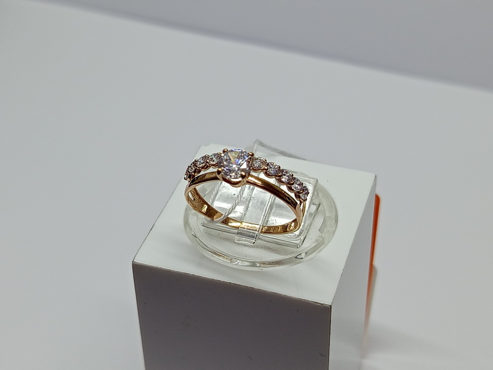 КОЛКМИ585 КОЛЬЦО С КАМНЯМИ (Au 585)
