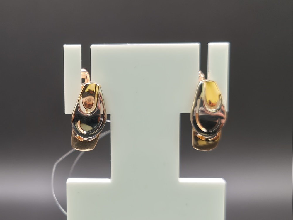 СЕРЬГИ БЕЗ КАМНЯ (Au 585)