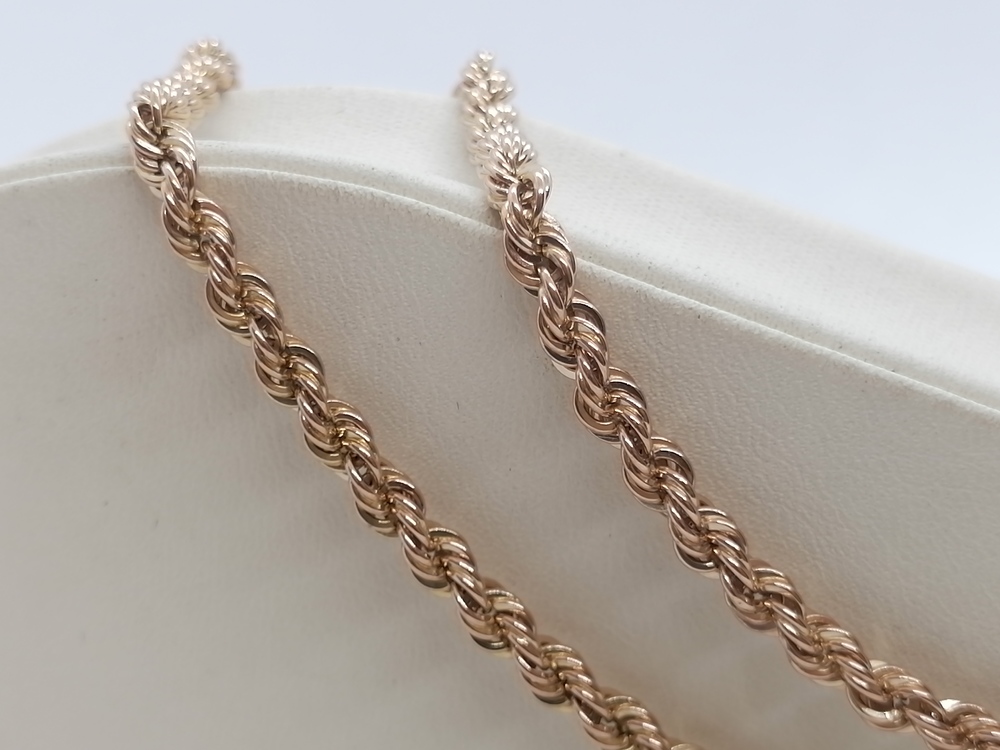 ЦЕПЬ ПОЛНОВЕСНАЯ Веревка (Au 585)