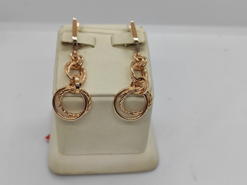 СЕРЬГИ БЕЗ КАМНЯ (Au 585)