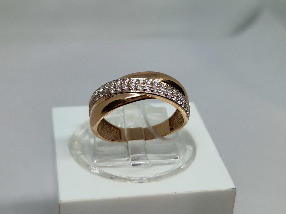 КОЛКМИ585 КОЛЬЦО С КАМНЯМИ (Au 585)