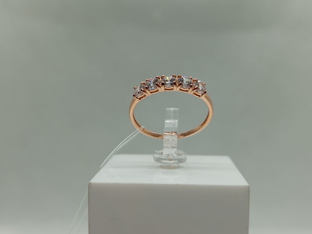 КОЛЬЦО С КАМНЯМИ (Au 585)