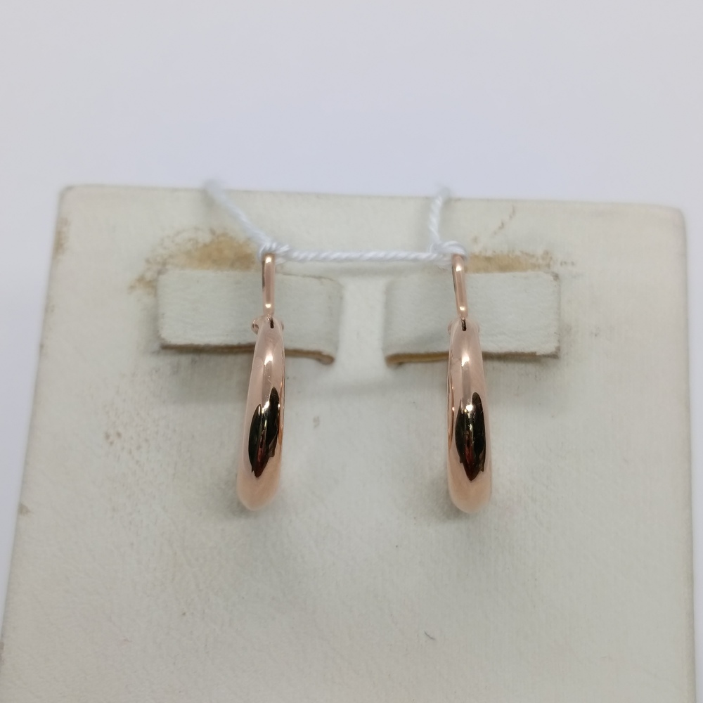 СБКМ583 СЕРЬГИ БЕЗ КАМНЯ (Au 583)