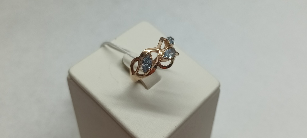 КОЛКМИ585 КОЛЬЦО С КАМНЯМИ (Au 585)