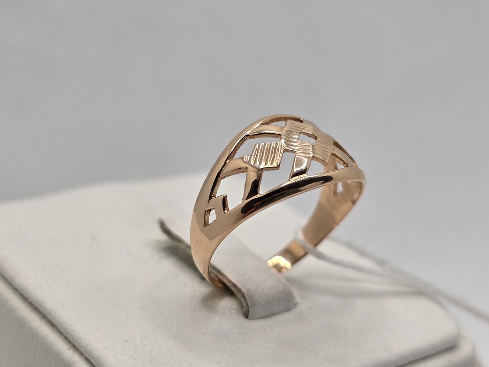 КОЛБКМ585 КОЛЬЦО БЕЗ КАМНЯ (Au 585)