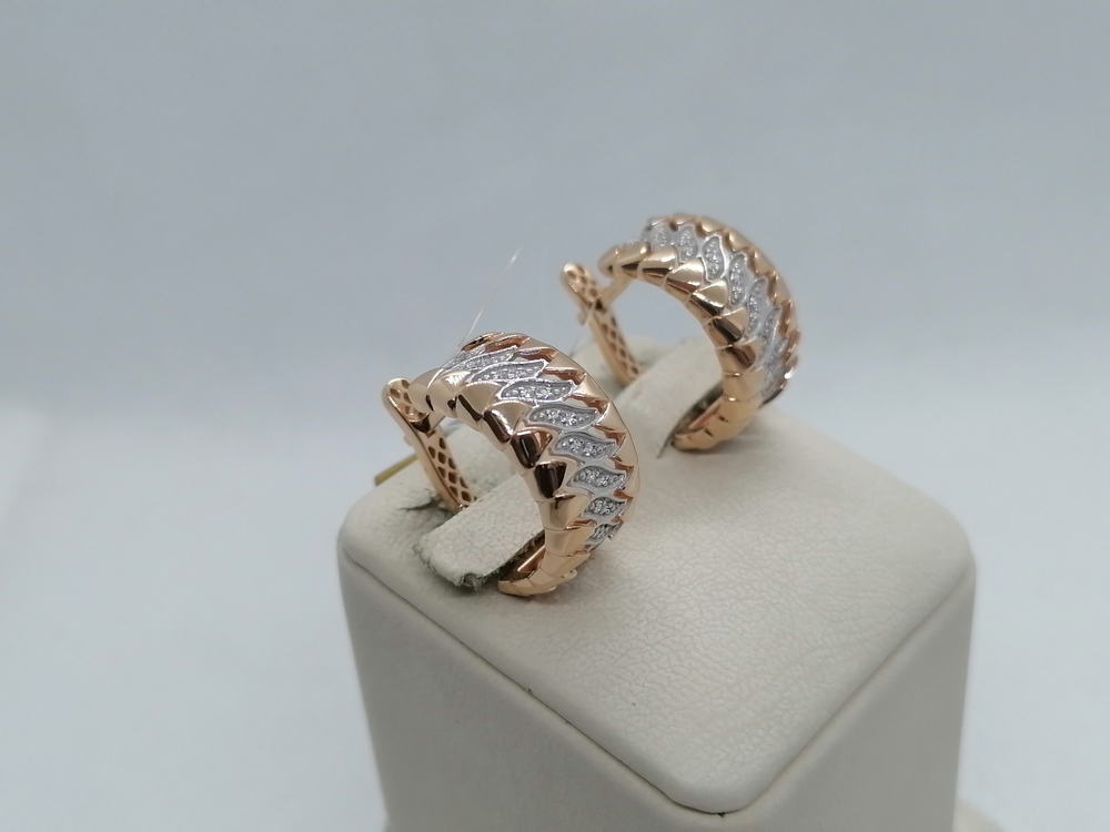 СЕРЬГИ С КАМНЯМИ (Au 585)