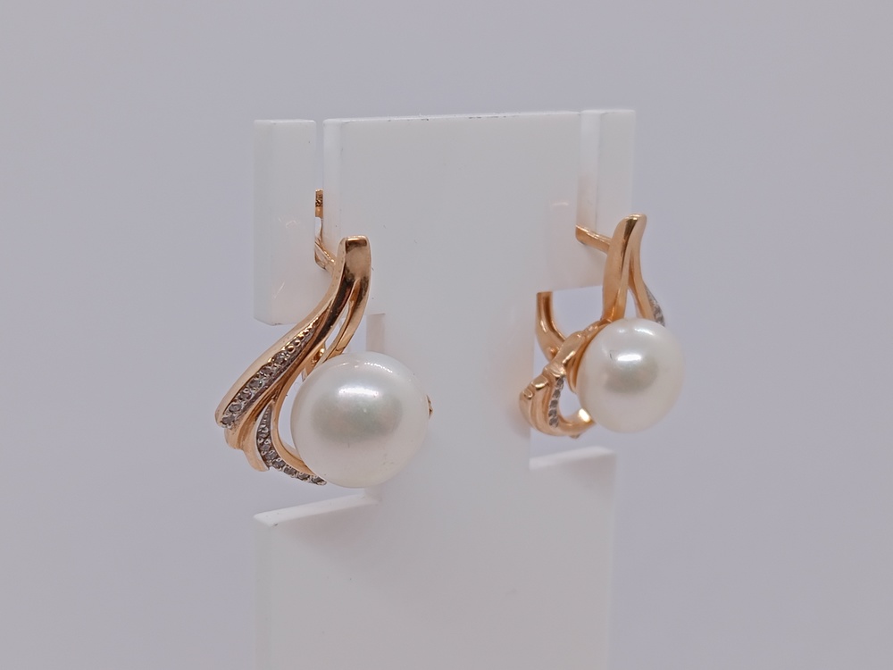 СЕРЬГИ С КАМНЯМИ (Au 585)