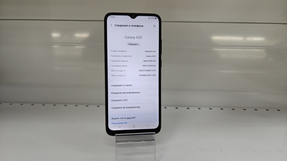 Смартфон Samsung Galaxy A03 3/32