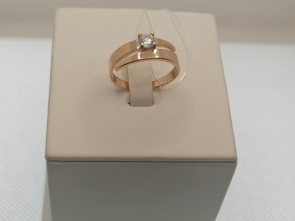 КОЛЬЦО С КАМНЕМ (Au 585)