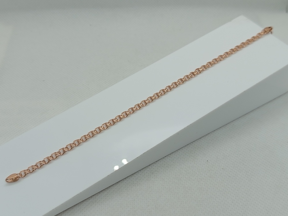 БЛБ585 БРАСЛЕТ ПОЛНОВЕСНЫЙ Бисмарк (Au 585)