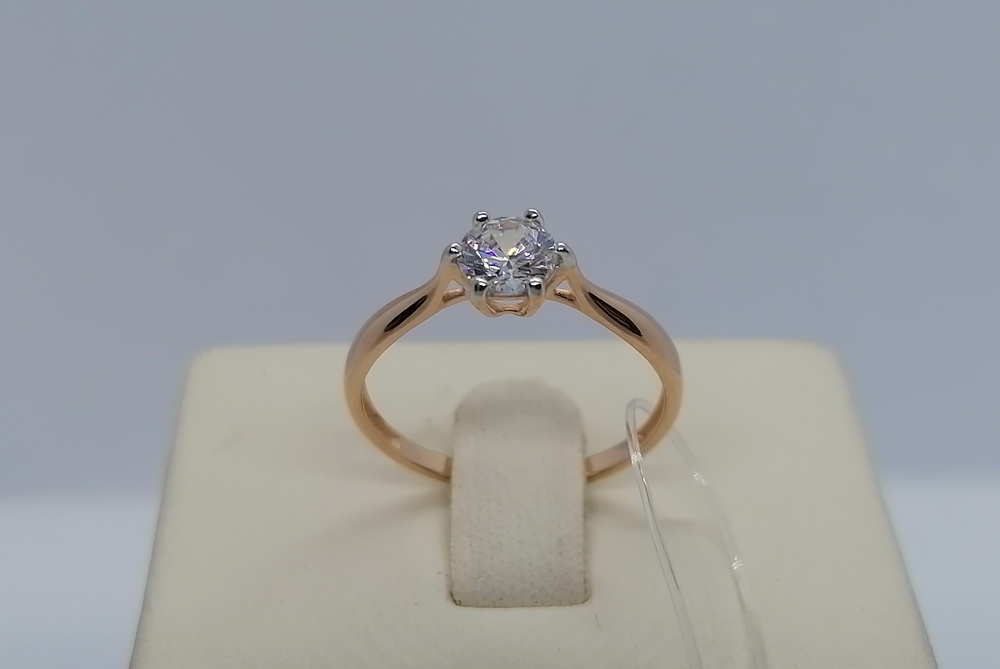 КОЛЬЦО С КАМНЕМ (Au 585)