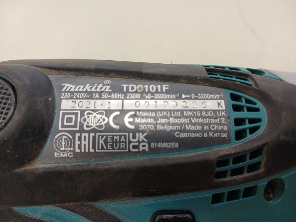 Шуруповерт Makita TD0101F