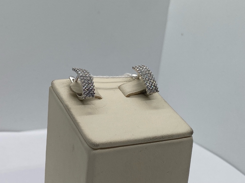 СКМИ585 СЕРЬГИ С КАМНЯМИ (Au 585)