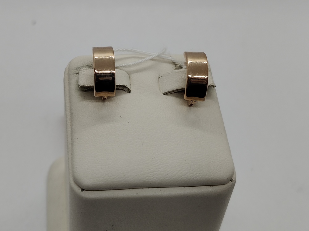 СЕРЬГИ БЕЗ КАМНЯ (Au 585)