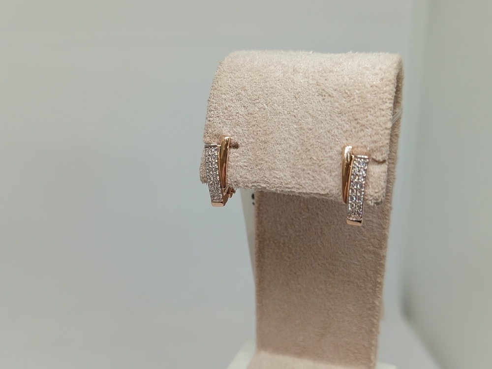 СЕРЬГИ С КАМНЯМИ (Au 585)