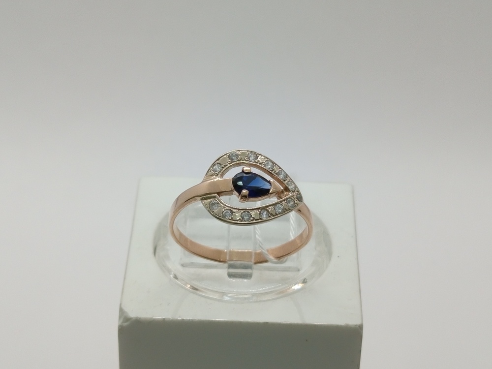 КОЛКМИ585 КОЛЬЦО С КАМНЯМИ (Au 585)