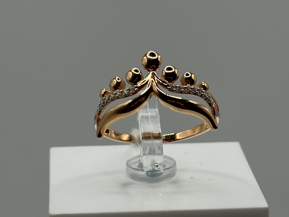 КОЛКМИ585 КОЛЬЦО С КАМНЯМИ (Au 585)