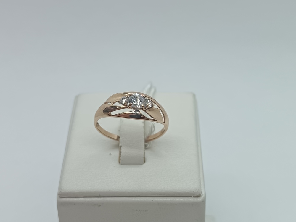 КОЛКМИ585 КОЛЬЦО С КАМНЯМИ (Au 585)