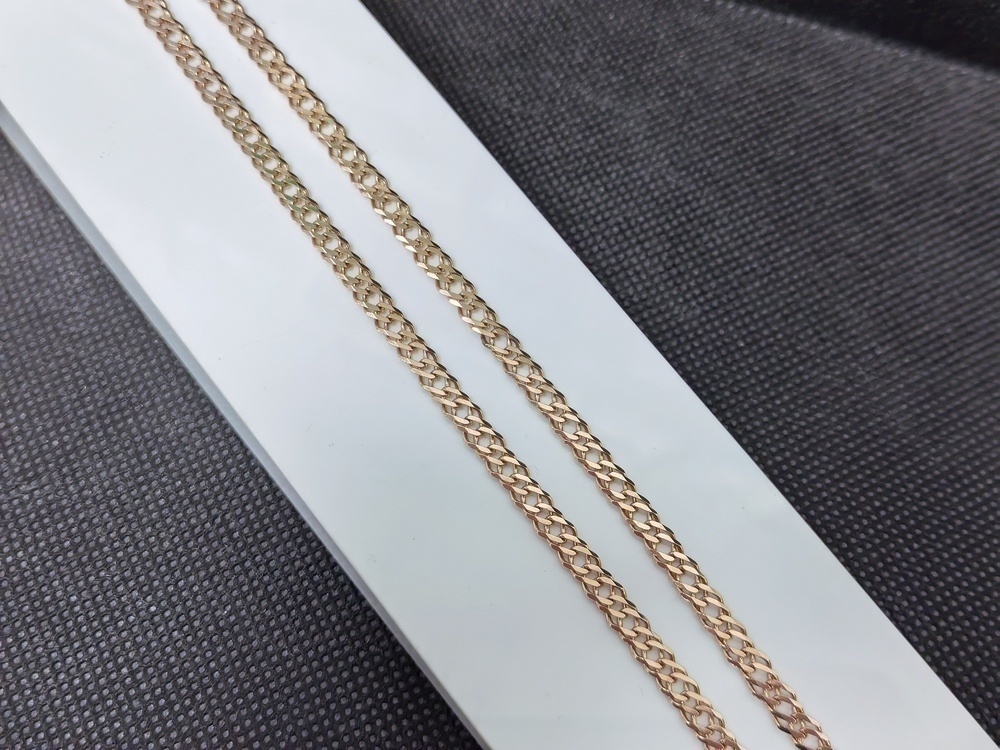 ЦЛР2585 ЦЕПЬ ПОЛНОВЕСНАЯ Ромб двойной (Au 585)