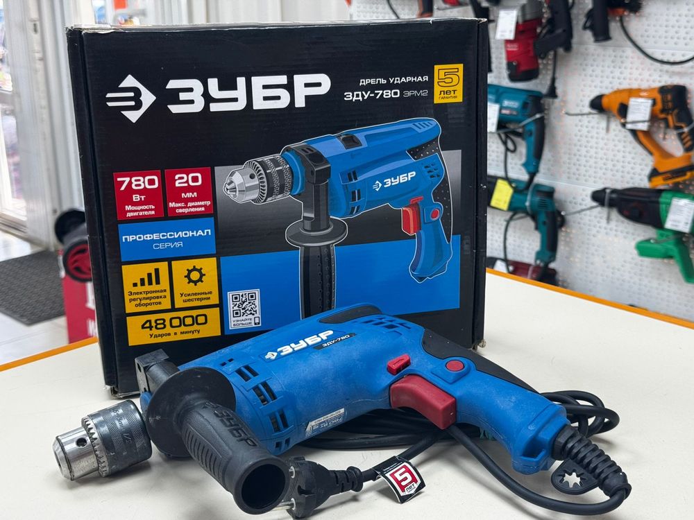Дрель ударная ЗУБР ЗДУ-780
