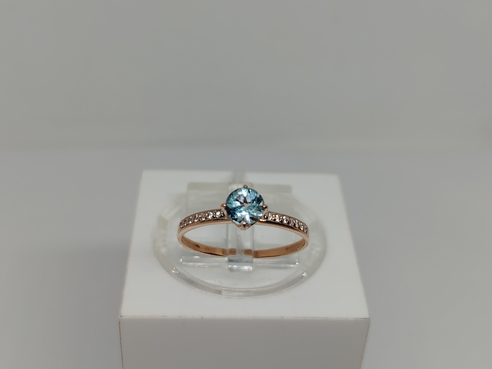 КОЛКМИ585 КОЛЬЦО С КАМНЯМИ (Au 585)