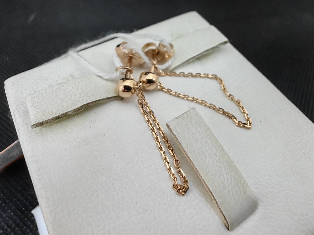 СПУС585 СЕРЬГИ ПУСЕТЫ (Au 585) СПУС585 СЕРЬГИ ПУСЕТЫ (Au 585)