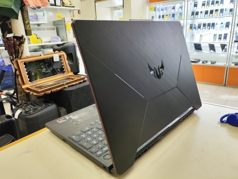 Ноутбук ASUS tuf gaming a15; Ryzen 5 4600H, GeForce GTX 1650 TI, 16 Гб, 512 GB, Нет