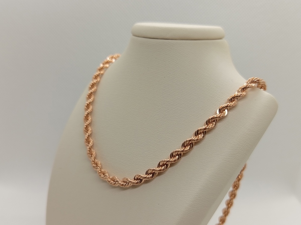 ЦЕПЬ ПУСТОТЕЛАЯ Веревка (Au 585)