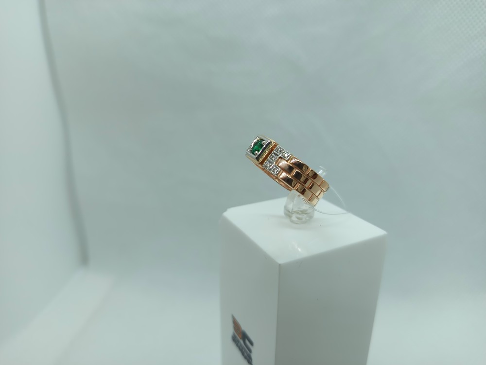 ПЕЧАТКА С КАМНЯМИ (Au 585)