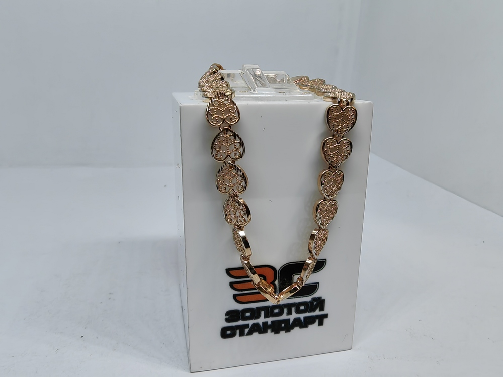 БРАСЛЕТ ПОЛНОВЕСНЫЙ Фантазия Au 585
