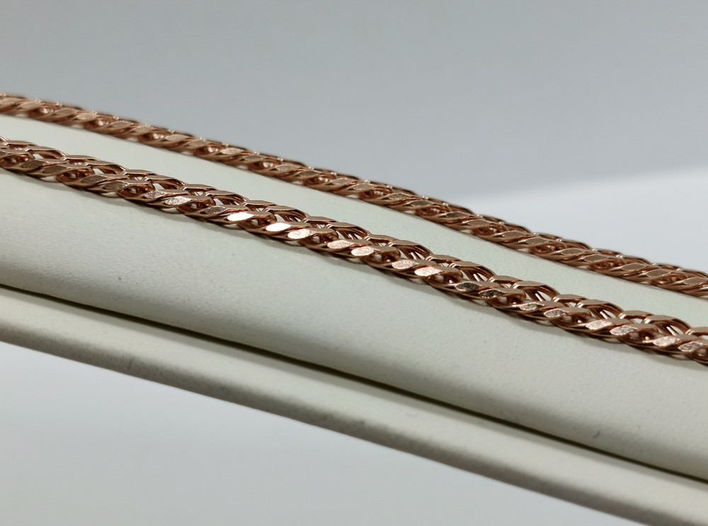 ЦЛР2585 ЦЕПЬ ПОЛНОВЕСНАЯ Ромб двойной (Au 585)