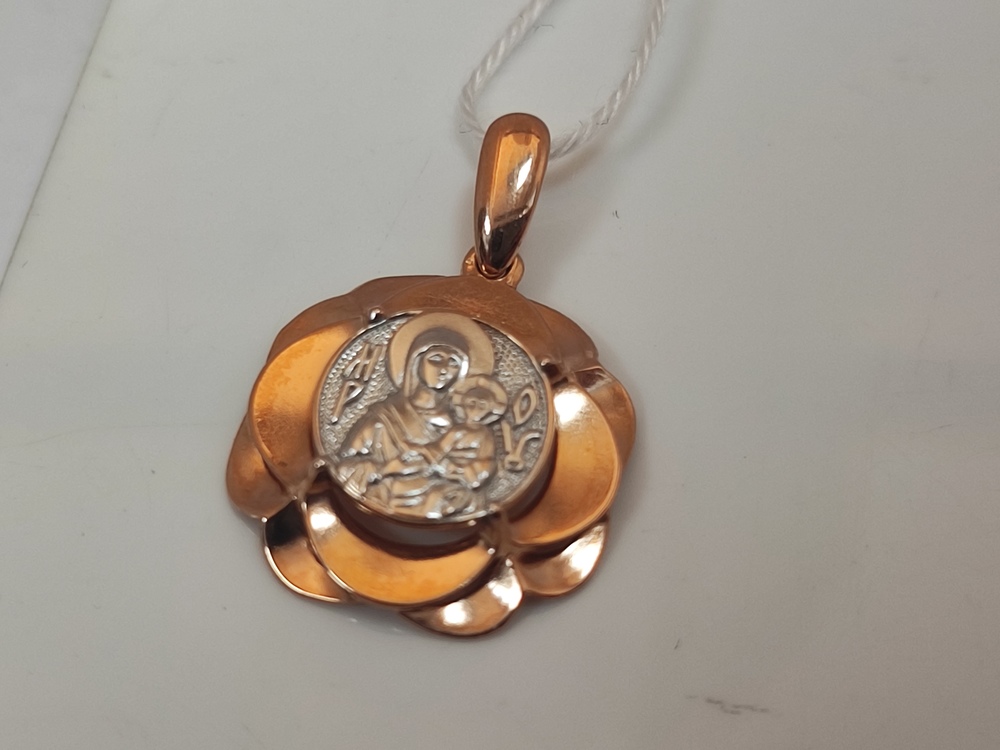 ПОДВЕСКА ИКОНА БЕЗ КАМНЯ (Au 585)