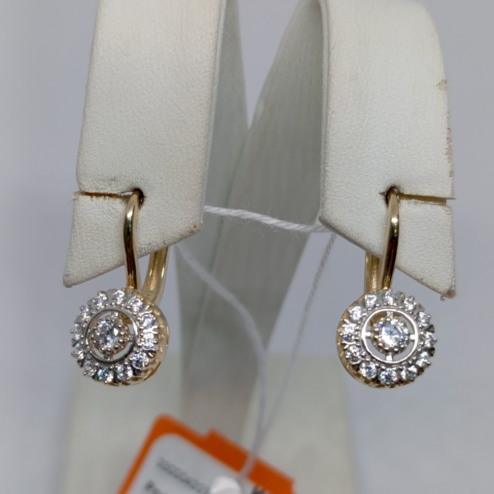 СЕРЬГИ С КАМНЯМИ (Au 585)