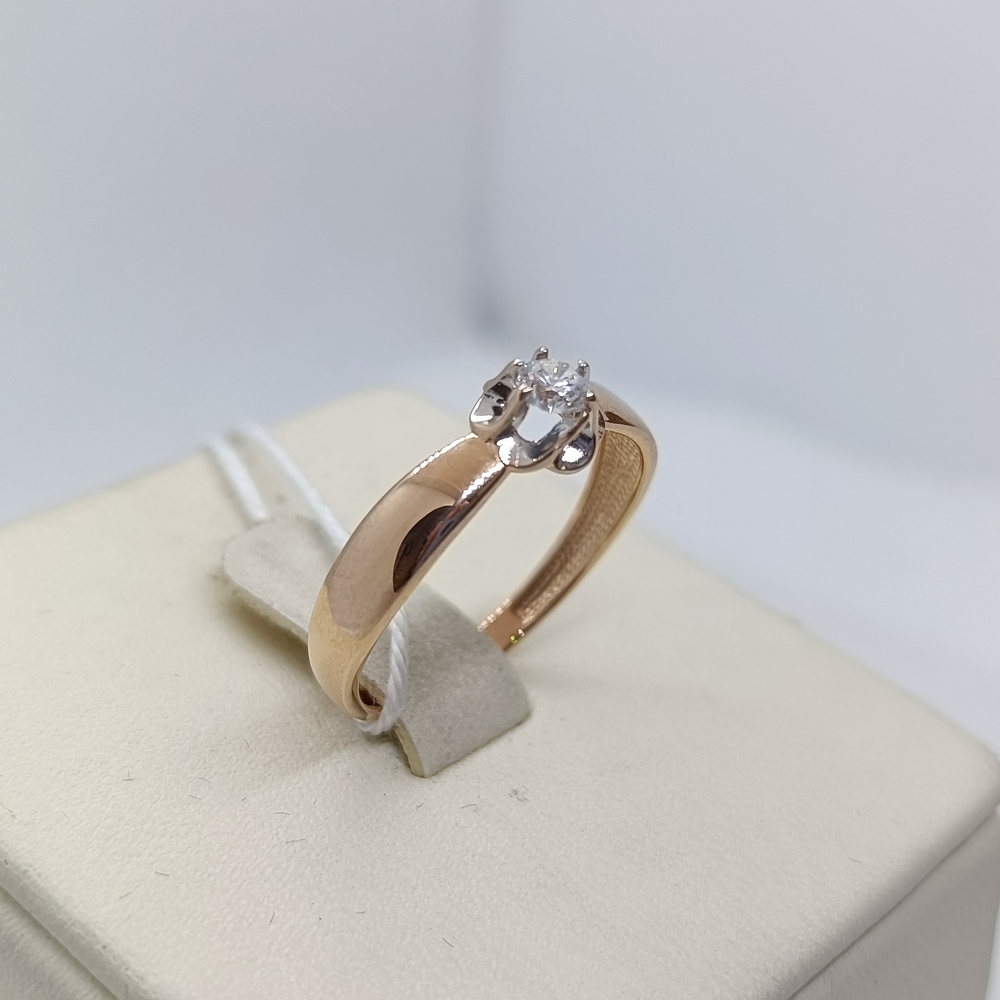 КОЛЬЦО С КАМНЕМ (Au 585)