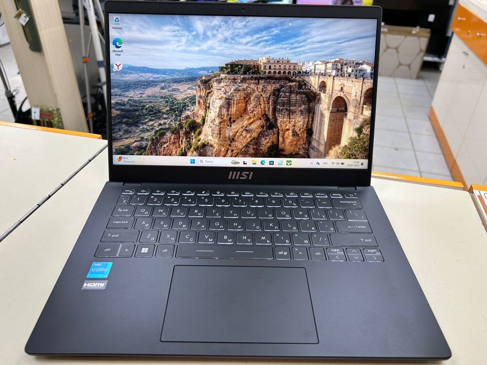 Ноутбук MSI Modern 15; Core i3-1215U, Intel UHD Graphics, 8 Гб, 256 Гб, Нет